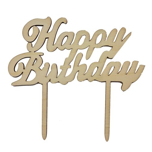 Fa tortadísz, torta dekoráció – Happy Birthday