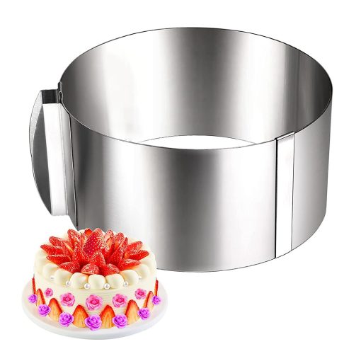 Állítható tortaforma, tortakarika, tortagyűrű – 30 cm – MAGAS - 10 cm