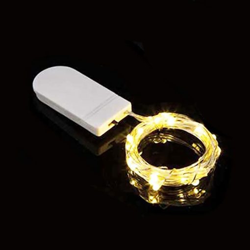 Dekorációs LED égősor – Mini LED füzér - Meleg fehér 