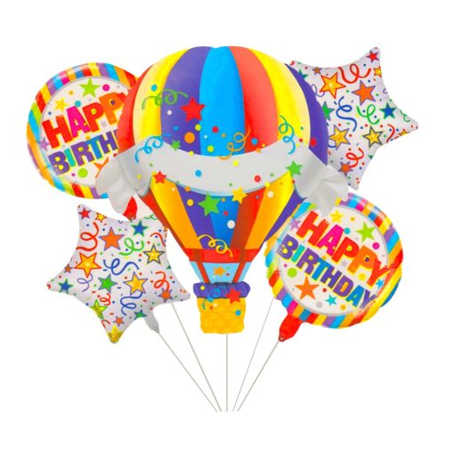 5 darabos fólia lufi szett – Hőlégballon