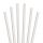 25 darabos natúr papír szívószál – Fehér – Vastag 9 mm
