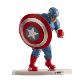 Műanyag tortadísz – Amerika kapitány - Captain America