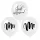 5 darabos latex lufi szett – Fehér – Mr, Mrs és Just Married felirattal 