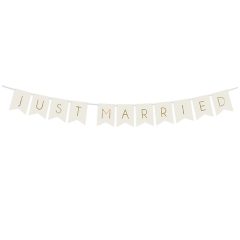 Esküvői banner – Just Married