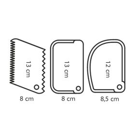 3 darabos habkártya szett