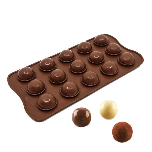 Szilikon bonbon és csokoládé forma – Gömb, golyó