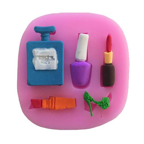 Szilikon fondant és marcipán mintázó – Smink eszközök és magassarkú cipő