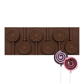 Szilikon nyalóka forma – Spirál