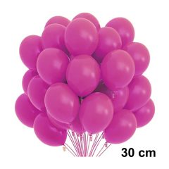 50 darabos latex lufi szett – 30 cm - Rózsaszín