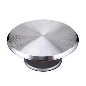 Forgatható alumínium tortaállvány – Görgős