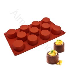 11 részes szilikon forma, mousse forma – Muffin