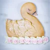 Szilikon fondant és marcipán mintázó – Hattyú rózsákkal