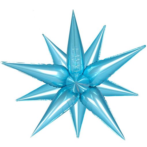 3D-s fólia lufi – Csillag – Kék