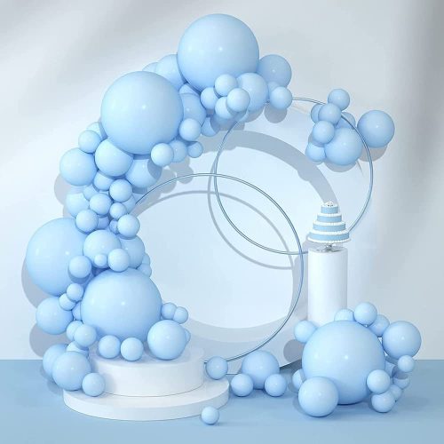 2 darabos latex lufi – Pasztell macaron színek – Kék – 45 cm