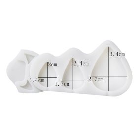   Szilikon fondant és marcipán mintázó – Rózsabimbó tüskékkel 