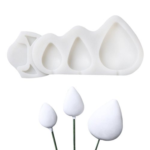 Szilikon fondant és marcipán mintázó – Rózsabimbó tüskékkel 