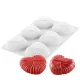6 részes szilikon forma, mousse forma – Szív