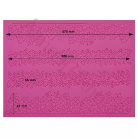 Szilikon cukorcsipke forma –Levelek 