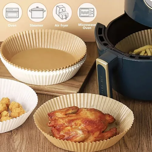 50 darabos sütő papír air fryer sütőhöz - 16,5 cm