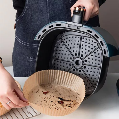 50 darabos sütő papír air fryer sütőhöz - 16,5 cm