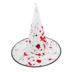 Halloween-i boszorkány kalap – Véres