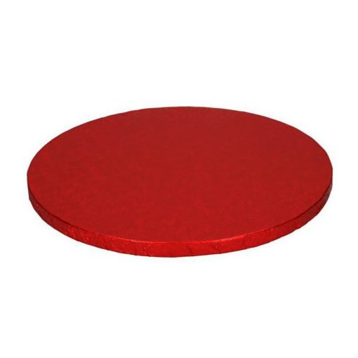 Bordó színű, kör alakú tortadob – 30 cm
