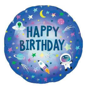 Fólia lufi – Happy Birthday – Űrutazás 