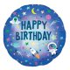 Fólia lufi – Happy Birthday – Űrutazás 