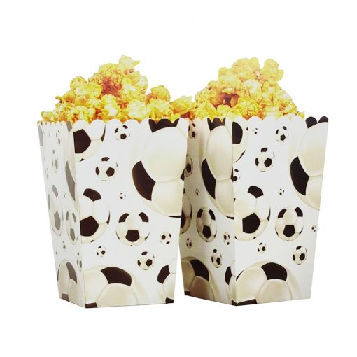 6 darabos papír popcorn doboz – Foci labda