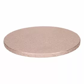 Rose Gold színű, kör alakú tortadob – 25 cm