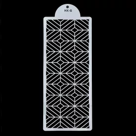 Torta sablon, stencil – Modern (HX-G)