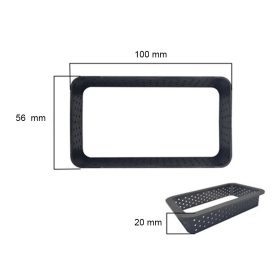 6 darabos tarte forma, desszert gyűrű – Tégla