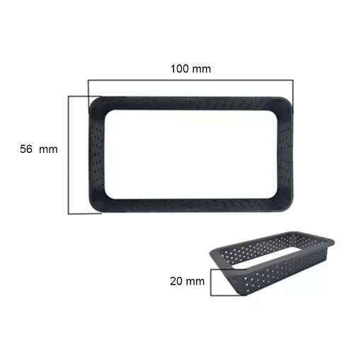 6 darabos tarte forma, desszert gyűrű – Tégla