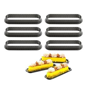 6 darabos tarte forma, desszert gyűrű – Ovális