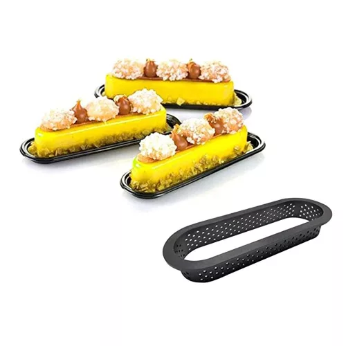 6 darabos tarte forma, desszert gyűrű – Ovális