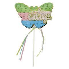 Papír torta dekoráció – POP-IT – Pillangó