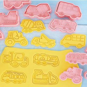   8 darabos műanyag süteménykiszúró és nyomda – Munkagépek