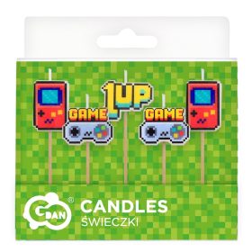 5 darabos születésnapi gyertya szett – Videojáték