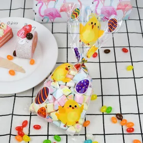 25 darabos celofán zacskó – Húsvéti minta – Csibe