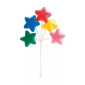 Műanyag luficsokor tortadísz – Csillag