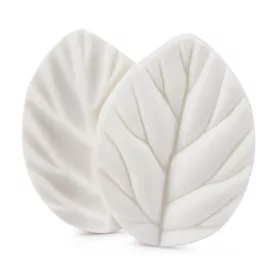   2 darabos szilikon fondant és marcipán mintázó mintázó – Levél erező, levél mintázó