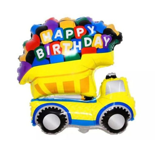 Fólia lufi – Happy Birthday teherautó 