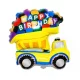 Fólia lufi – Happy Birthday teherautó 