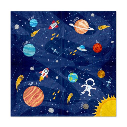 10 darabos papír szalvéta – Kozmosz – Űrutazás 
