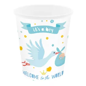 6 darabos papír pohár – Babaváró – Kék – Fiú