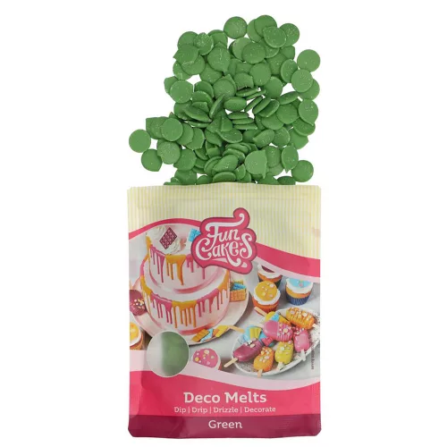 FunCakes Deco Melts bevonó – Zöld – 250g