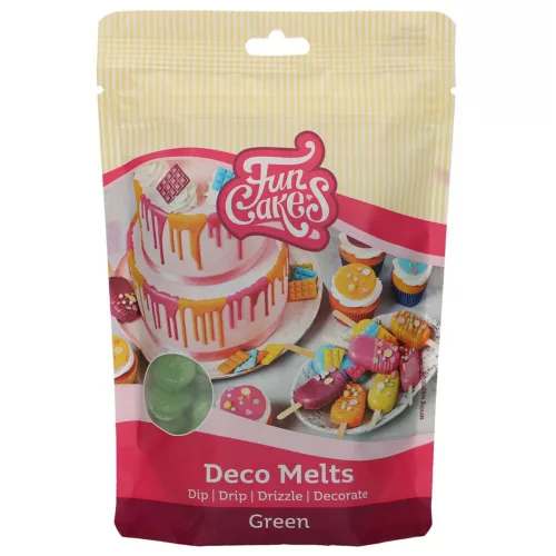 FunCakes Deco Melts bevonó – Zöld – 250g