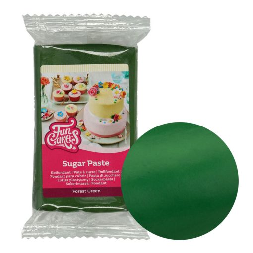 FunCakes fondant – 250g – Forest Green - Zöld