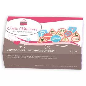 Cake-Masters cukor dekoráció – Közlekedési táblák