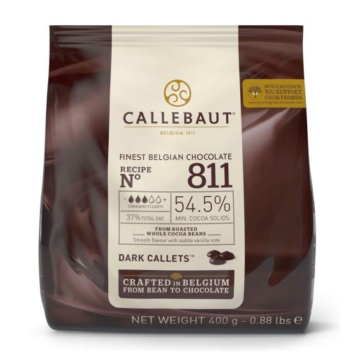 Callebaut étcsokoládé pasztilla – 400g
